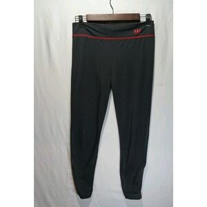 Women's Abercrombie & Fitch Charcoal Gray Leggings With Leg Zipper. Size Large